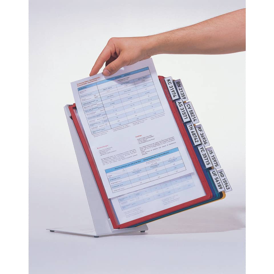 Tischständer VARIO® table 10, sortiert DURABLE 5570 00 DURABLE 5570 00 mit Tafeln