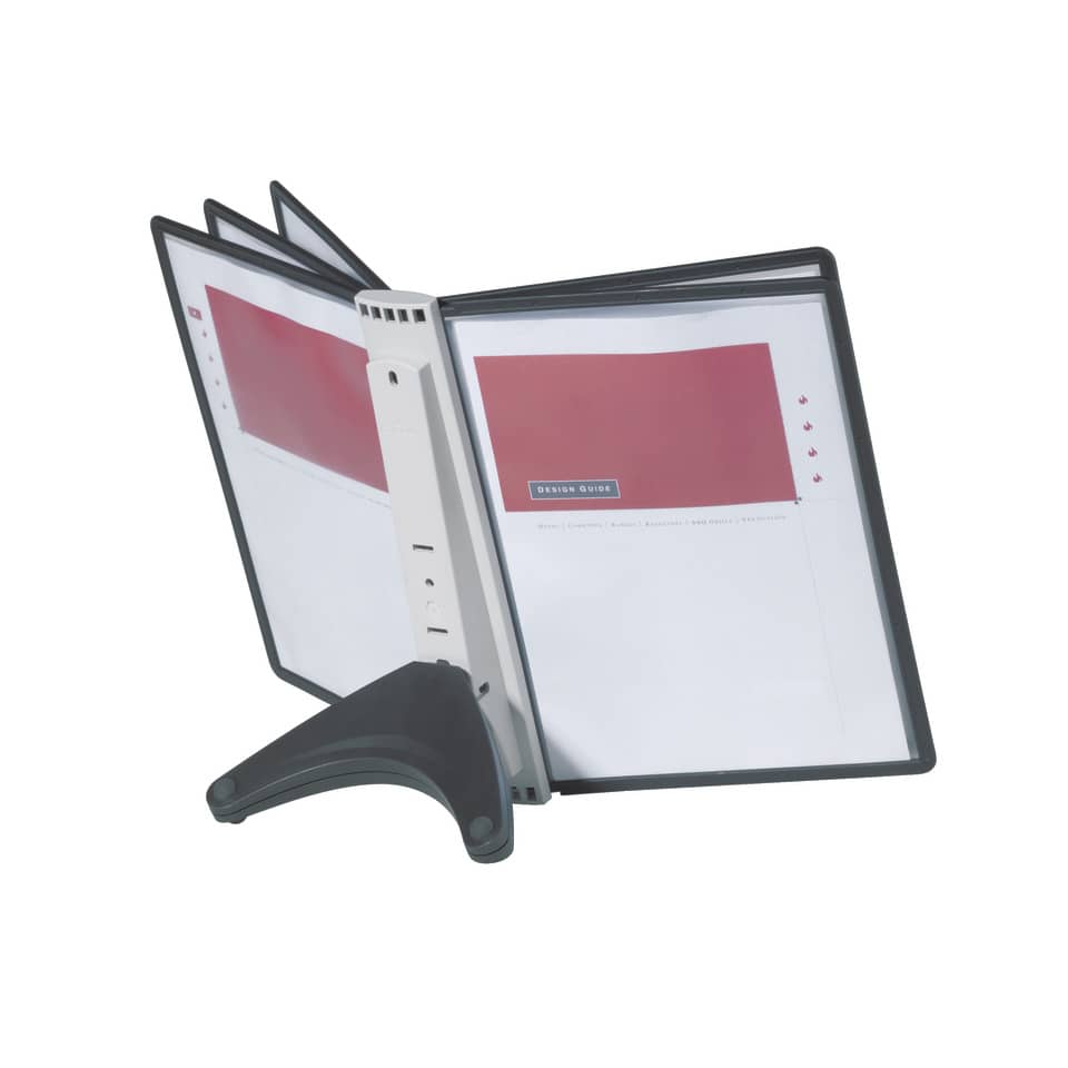 Sichttafelsystem SHERPA® soho Display System table 5, anthr./gr, 263x340x75mm DURABLE 5540 01 DURABLE 5540 01 mit Tafeln