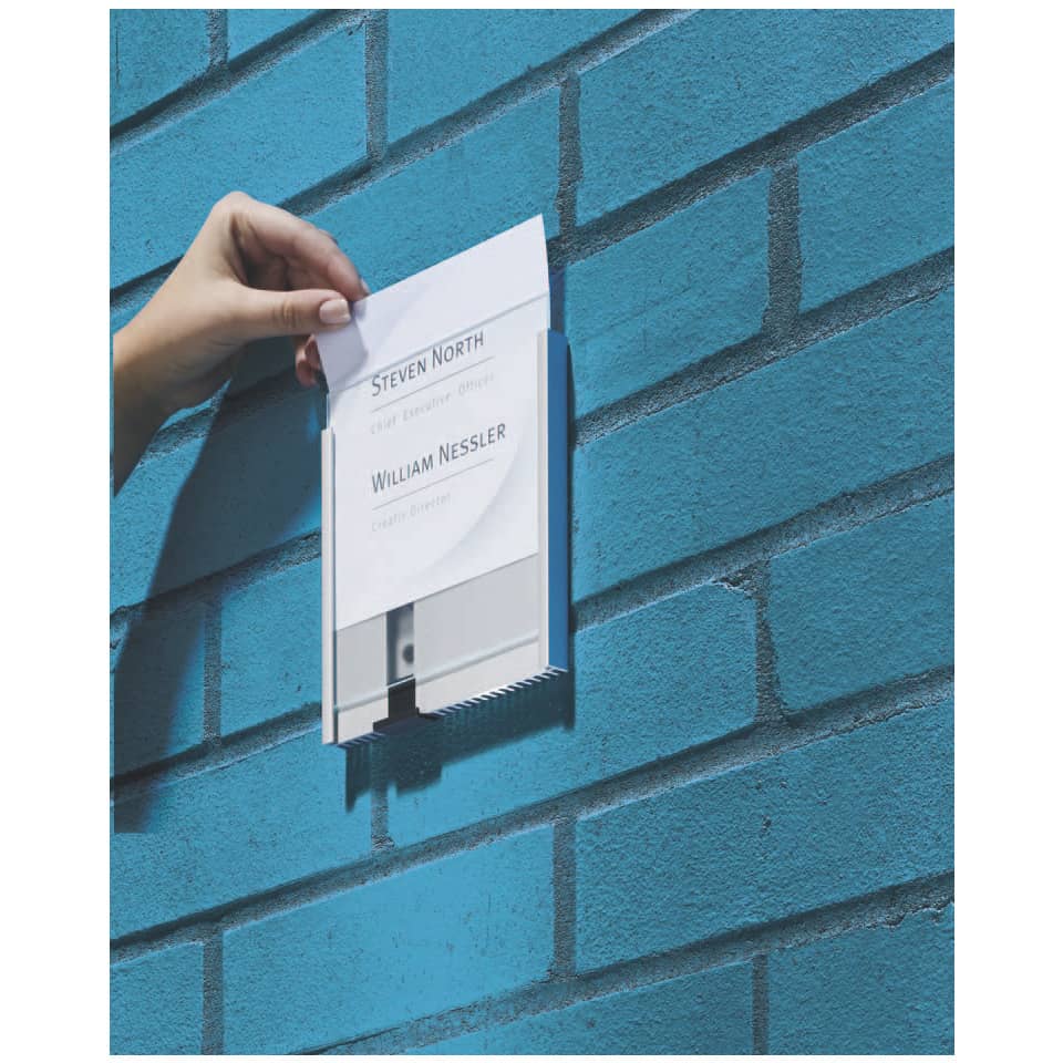 Türschild Info Sign, 210x148,5mm, metallic-silber DURABLE 4805.23 DURABLE 4805 23 Info Sign