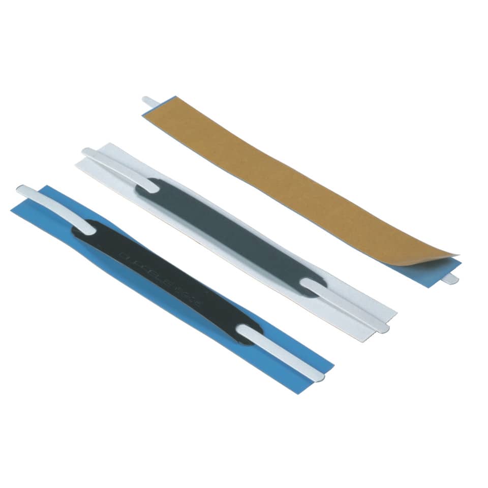 Heftstreifen Flexifix - selbstklebend, 20 x 150 mm, PP, 100 Stück, weiß DURABLE 6906 02 DURABLE 6906 02 Flexifix