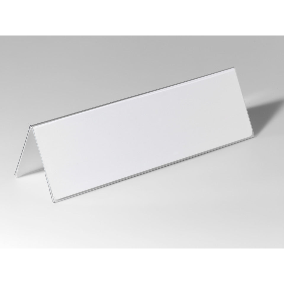 Tischnamensschild, 210x297mmm, 25 Stück, transparent DURABLE 8053 19 DURABLE 8053 19 210x297mmm