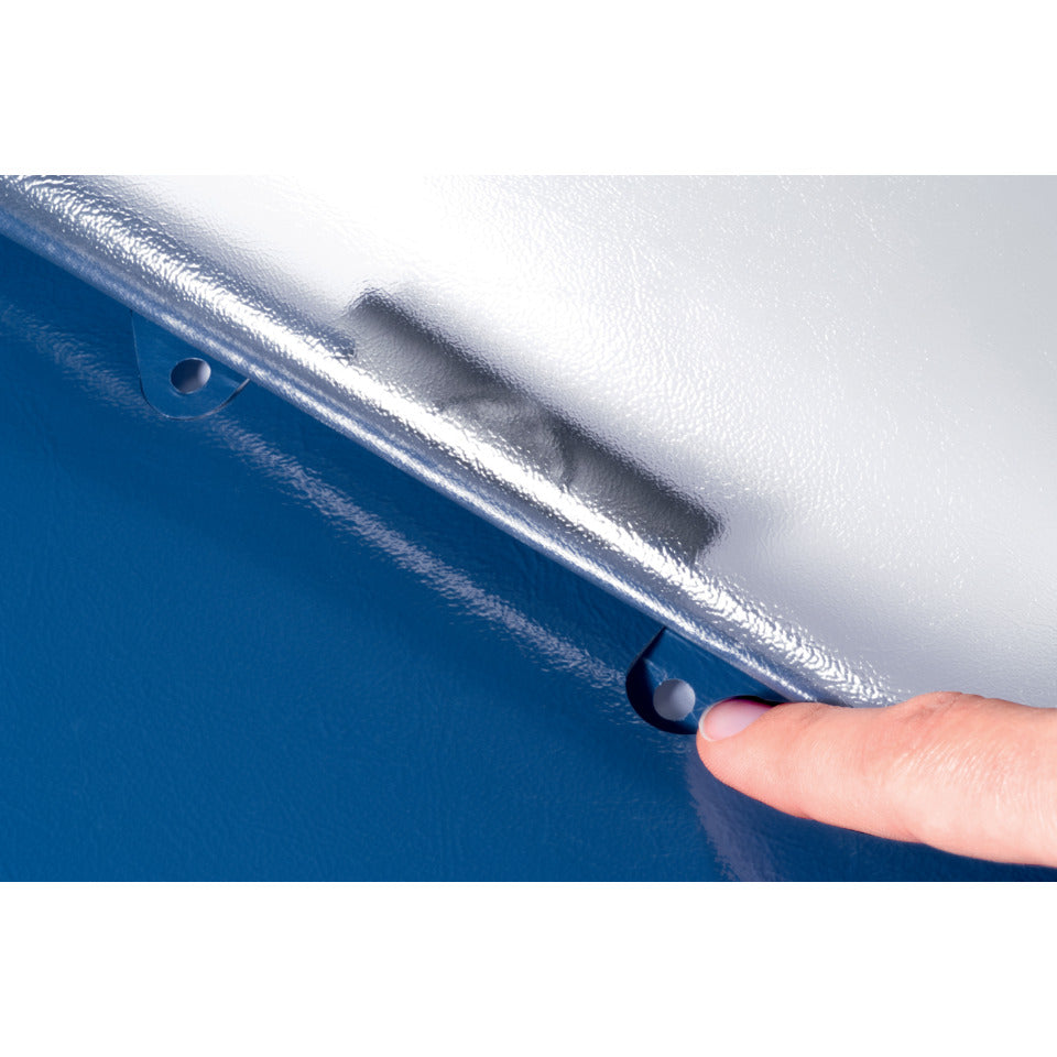 Klemmmappe DURACLIP® 30 EASY FILE, Kunststoff, 30 Blatt, transparent/dunkelblau DURABLE 2229 07 DURABLE 2229 07 EASY FILE