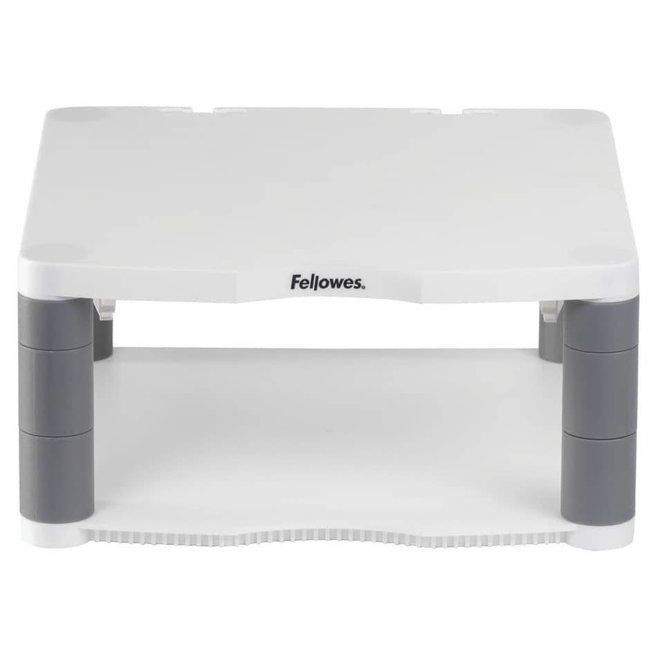 Monitorständer Premium, höhenverstellbar, Kunststoff, weiß/grau FELLOWES 91717