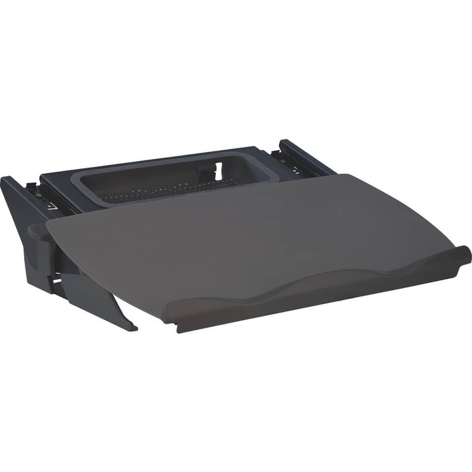 Dokumentenhalter/Schreibunterlage flexibel Easy Glide(TM), schwarz/grau FELLOWES 8210001 FELLOWES 8210001 Easy Glide