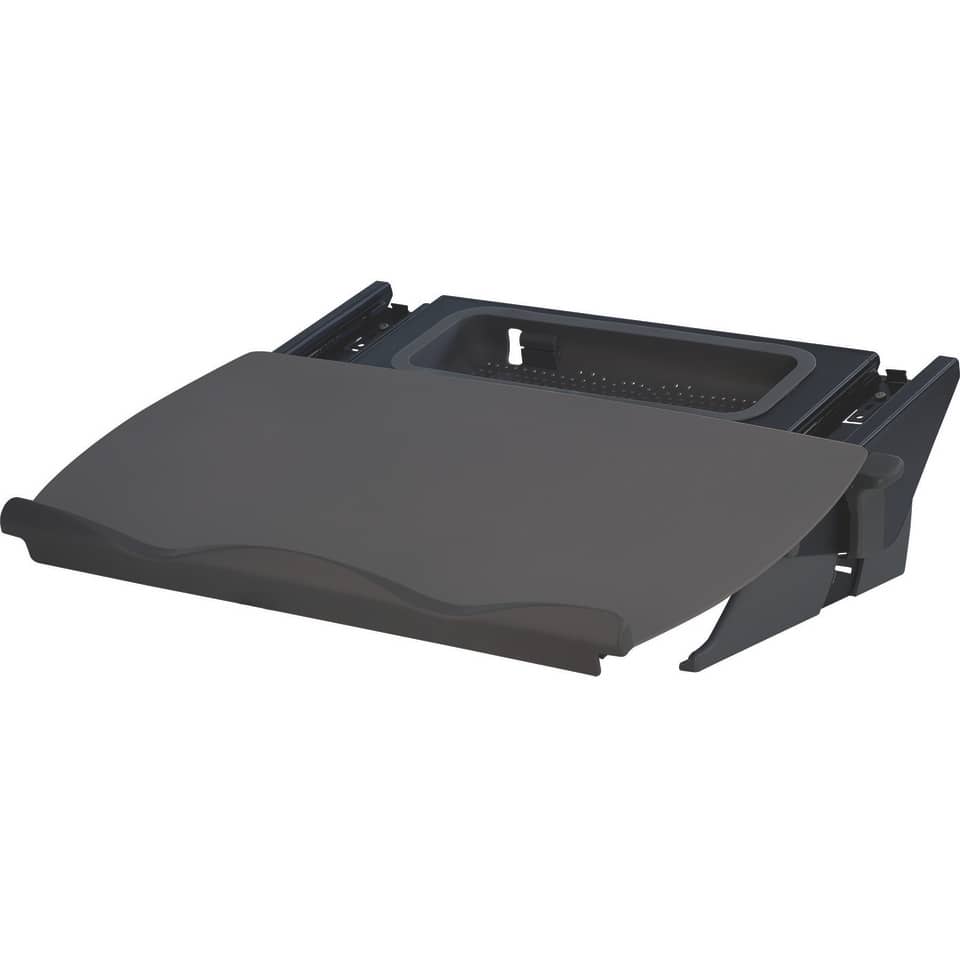 Dokumentenhalter/Schreibunterlage flexibel Easy Glide(TM), schwarz/grau FELLOWES 8210001 FELLOWES 8210001 Easy Glide