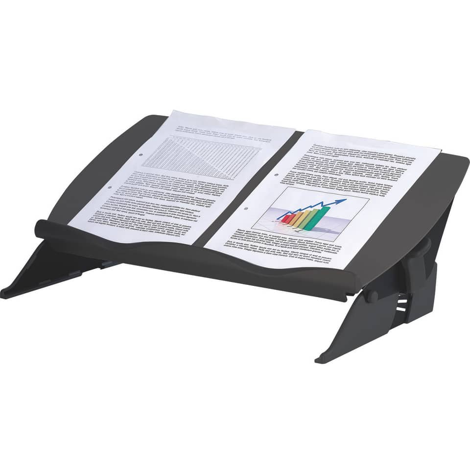 Dokumentenhalter/Schreibunterlage flexibel Easy Glide(TM), schwarz/grau FELLOWES 8210001 FELLOWES 8210001 Easy Glide