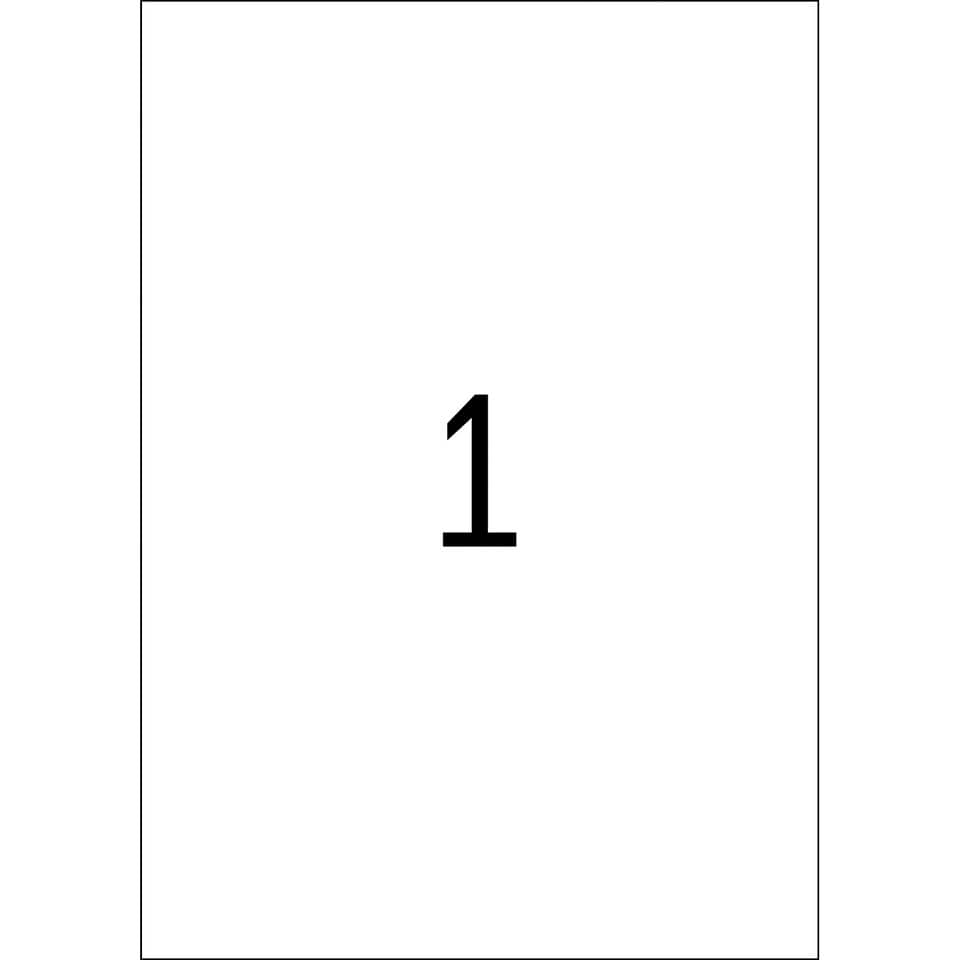 Typenschild-Etiketten extra stark, 210x297mm, wetterfest, 25 Stück, silber HERMA 4224 HERMA 4224 wetterf. 25 St. extra stark