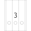 Ordnerrückenschild permanent, 61 x 297 mm, breit/lang, 60 
Stück, gelb HERMA 5136 HERMA 5136 Besorgung