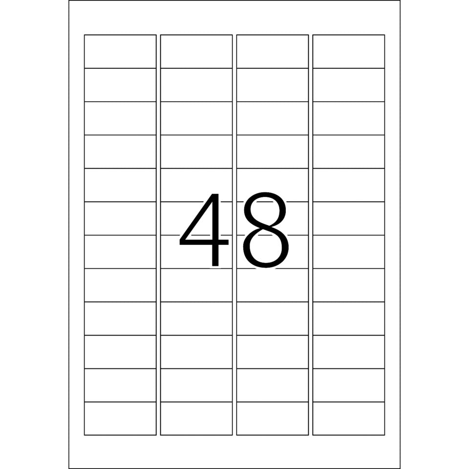 Folienetiketten permanent, 45,7x21,2mm, wetterfest, 1200 Stück, transparent HERMA 8016 HERMA 8016 wetterfest  1200St