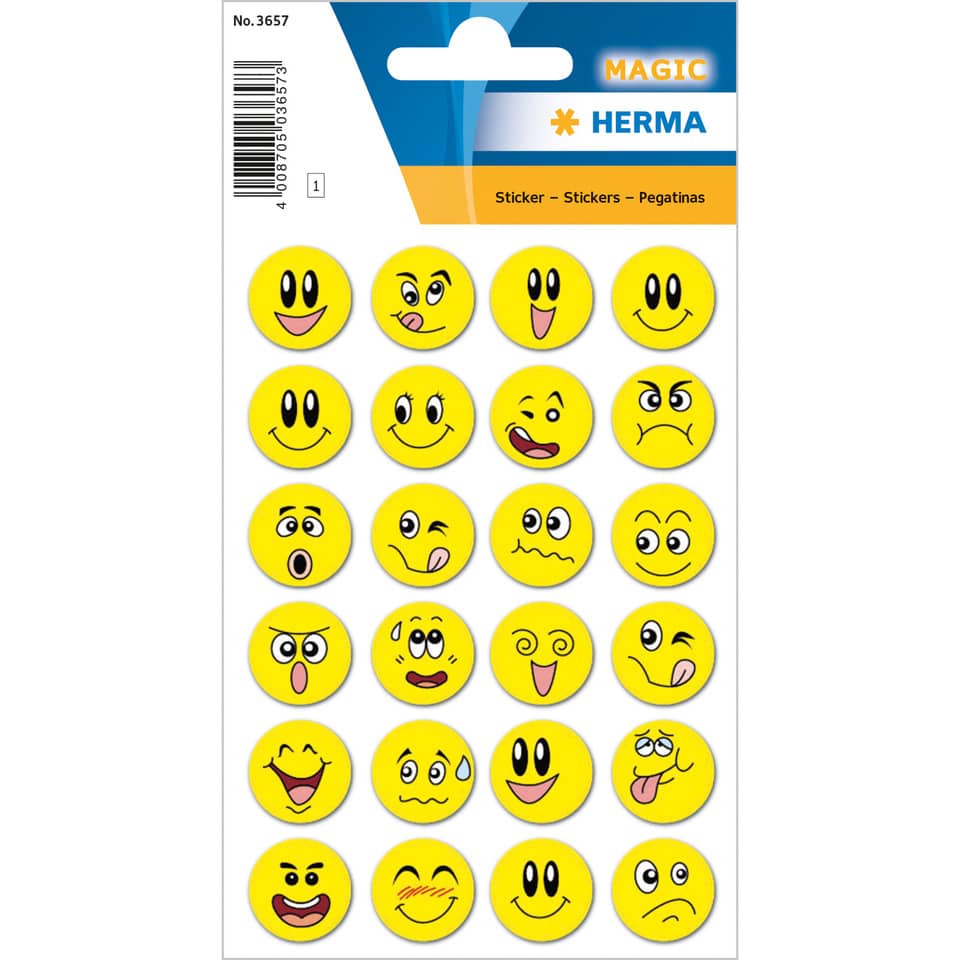 Sticker Bonussticker, Wackelbilder, 24 Stück HERMA 3657 HERMA 3657 Magicsticker Wackel