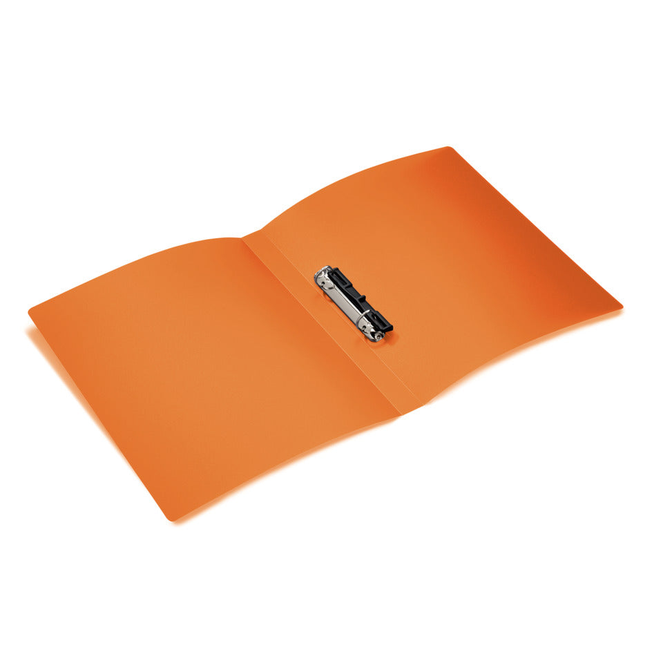 Ringbuch, A4, 2-D-Ring, 25mm, transluzent orange HERMA 19162 HERMA 19162  2-D-Ring-Mechanik 25mm