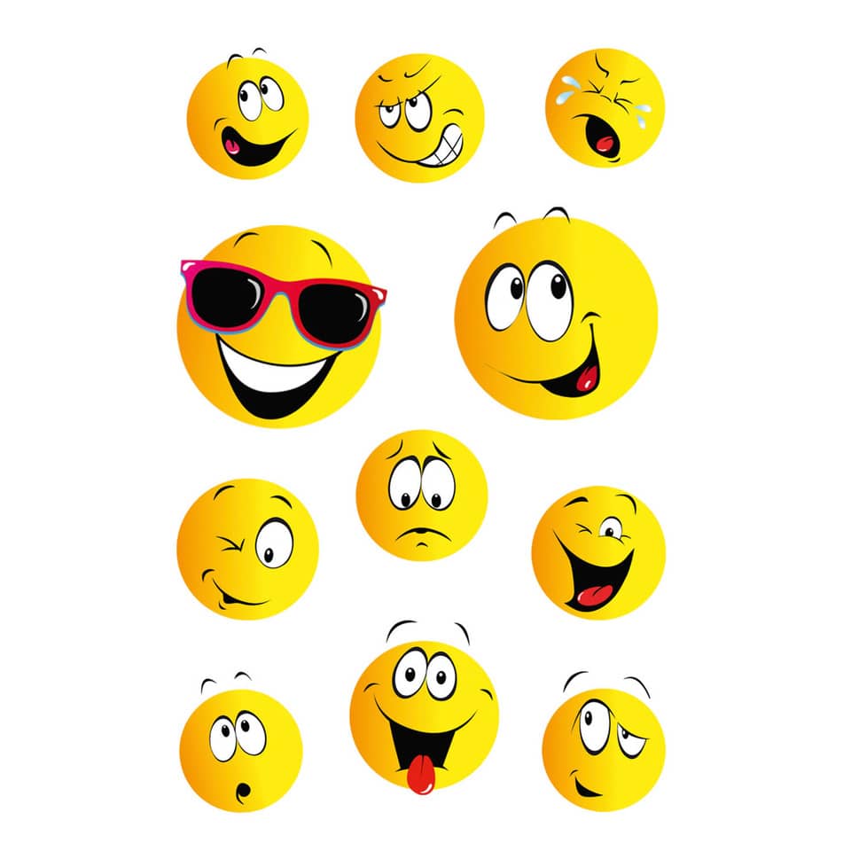 Sticker Happy Face, 33 Stück HERMA 15042