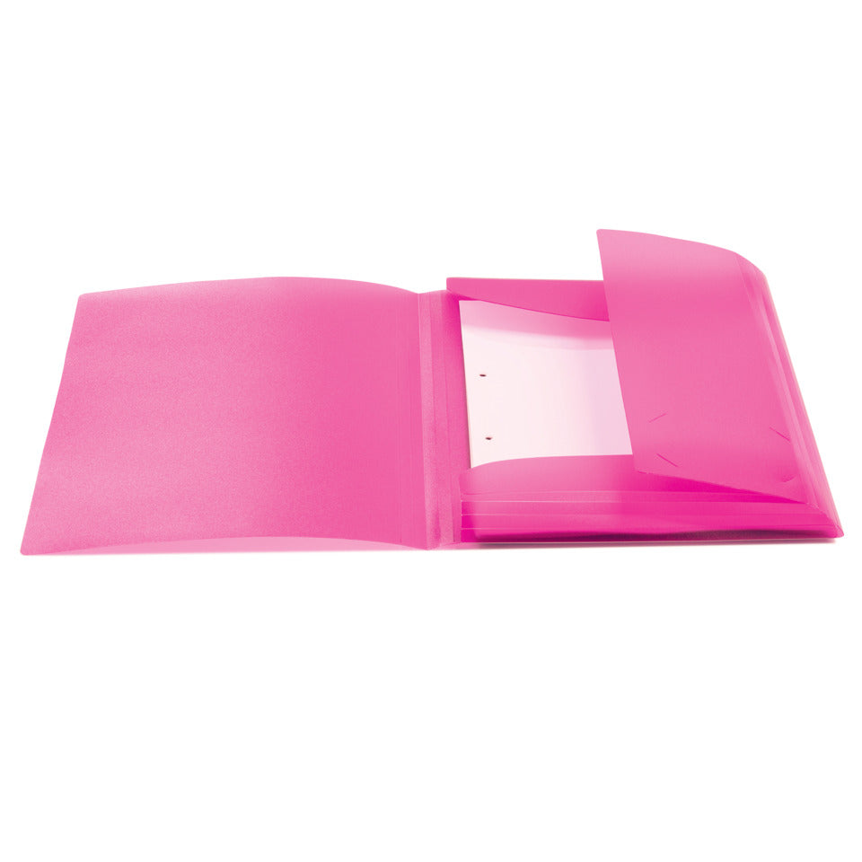 Sammelmappe, A4, PP, transluzent/pink HERMA 19505 HERMA 19505 pink