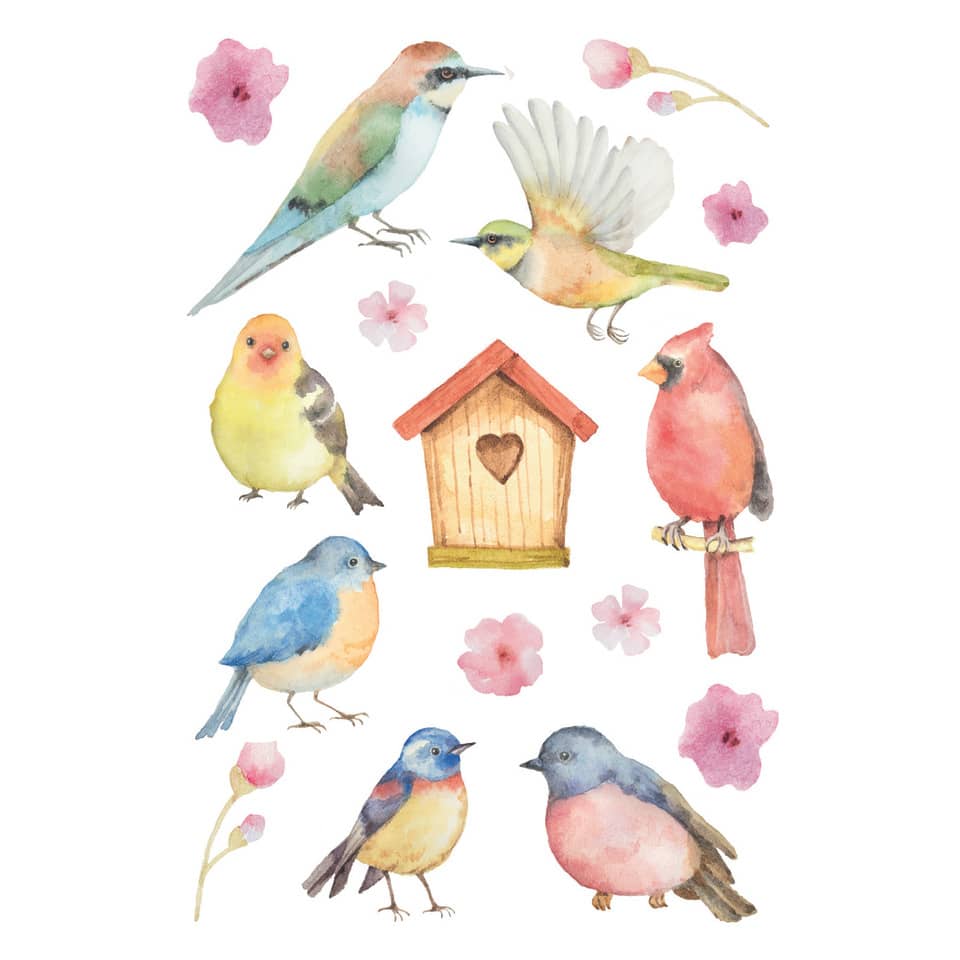 Sticker Singvögel, 48 Stück HERMA 15225 HERMA 15225 DECOR