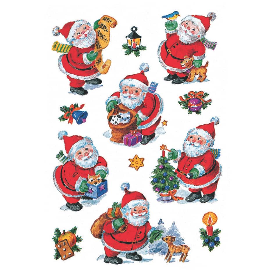 Sticker Lustiger Nikolaus, 36 Stück HERMA 3888 HERMA 3888 Weihnachten 3 Blatt
