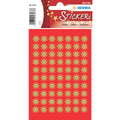 Sticker Sterne 8-zackig, Ø10mm, 210 Stück, gold HERMA 3933 HERMA 3933 Weihnachten