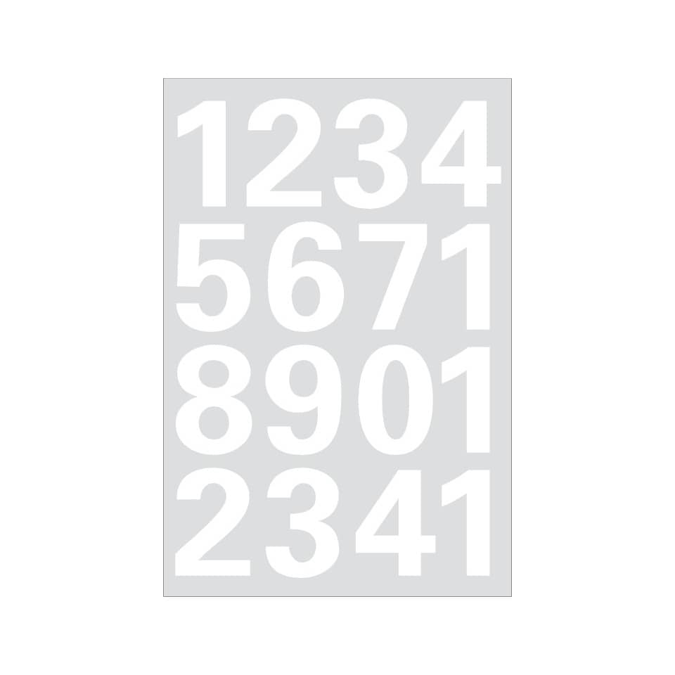 Zahlenetiketten 1-9, weiß HERMA 4170 HERMA 4170 25mm