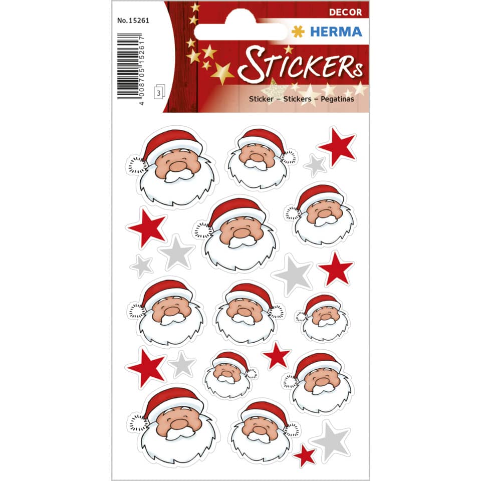 Weihnachtssticker Nikolausgruss, 18 Stück HERMA 15261 HERMA 15261 Decor