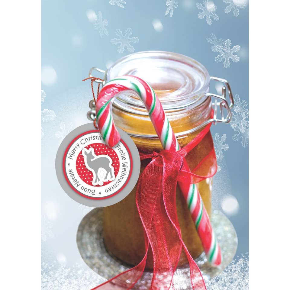 Geschenkanhänger Weihnachten 3D, Ø5cm, 4 Stück, grün/silber HERMA 15278 HERMA 15278 beglimmert 3D