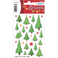 Weihnachtssticker Tannenbäume, Seide, 28 Stück HERMA 15233 HERMA 15233 Seide