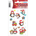 Weihnachtssticker Pinguine, Prismaticfolie, 6 Stück HERMA 15235 HERMA 15235 Prismaticfolie