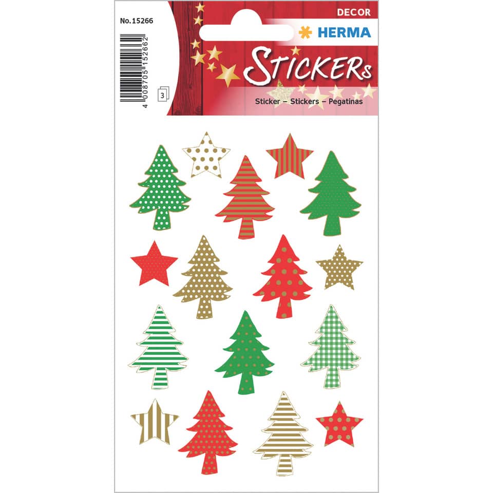 Weihnachtssticker Oh Tannenbaum, 48 Stück HERMA 15266 HERMA 15266 Decor