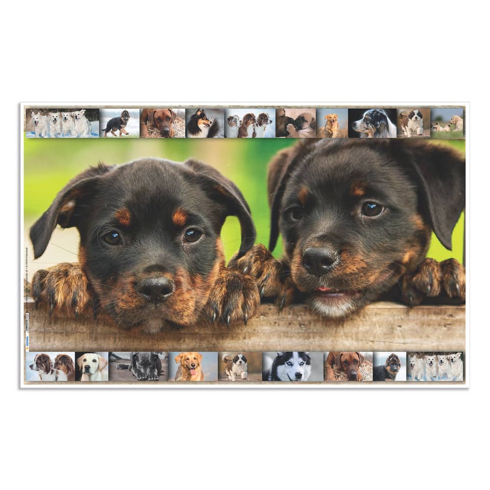 Schreibunterlage Hunde, 550x350mm HERMA 19378 HERMA 19378 55x35cm