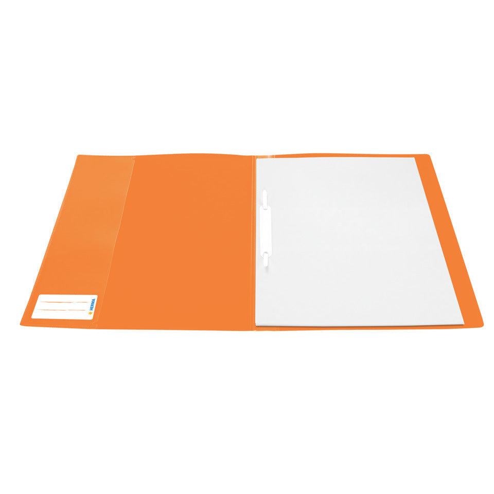 Schnellhefter, A4, Kunststoff, transluzent orange HERMA 19489