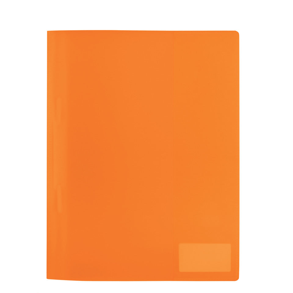 Schnellhefter, A4, Kunststoff, transluzent orange HERMA 19489