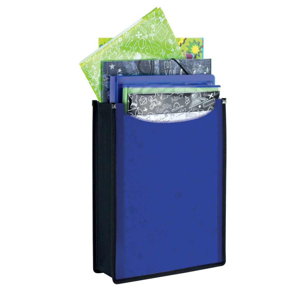 Heftbox Flexi, A4, PP, transparent dunkelblau HERMA 19481
