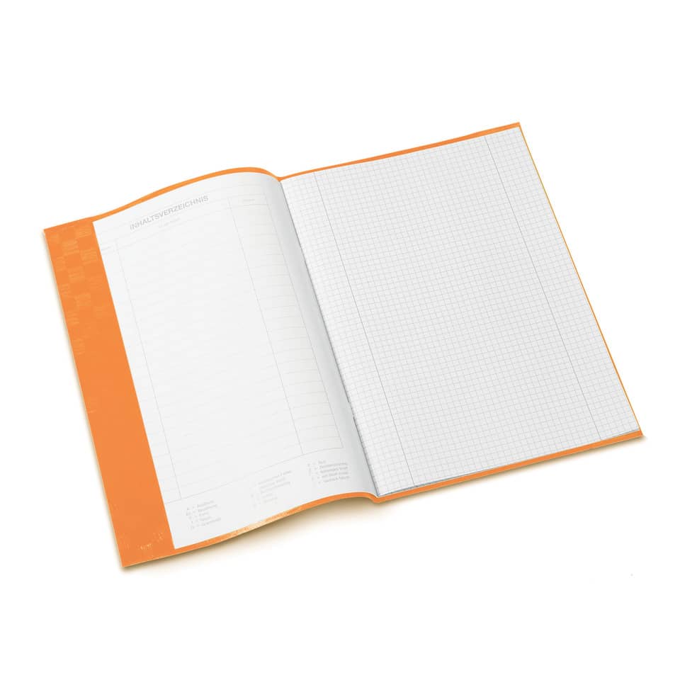 Heftschoner, A4, PP, gedeckt/orange HERMA 7444 HERMA 7444 Plastik