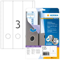 Ordnerrückenschild ablösbar, 61 x 297 mm, breit/lang, 75 Stück, weiß HERMA 10185 HERMA 10185 breit/lang ablösbar 75 St.
