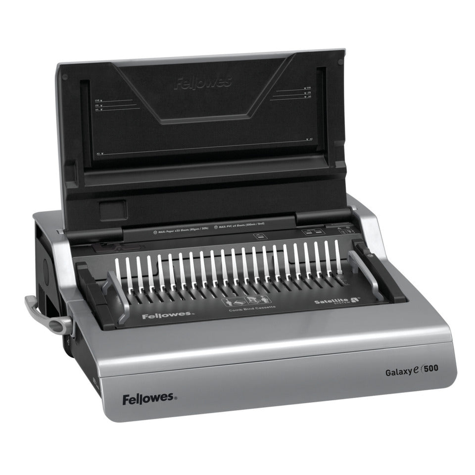 Plastikbindegerät Galaxy-E 500, elektronisch, für 500 Blatt, A4 FELLOWES 5622101 FELLOWES 5622101 (EU)