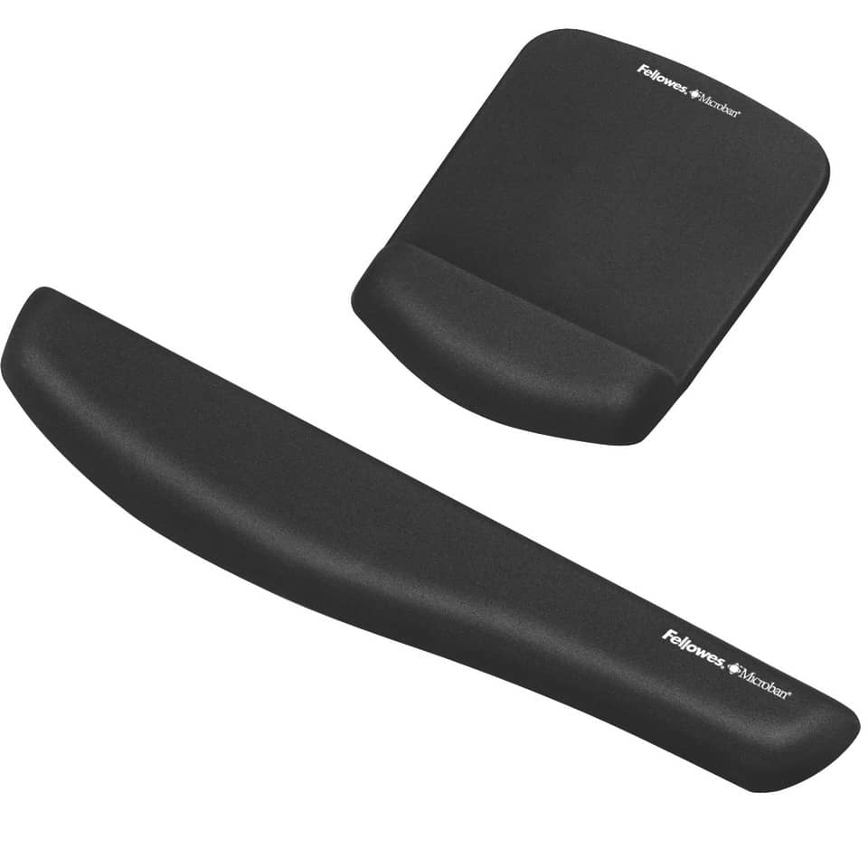 Handgelenkauflage PlushTouch(TM), 460,4 x 25,4 x 81 mm, schwarz FELLOWES 9252103
