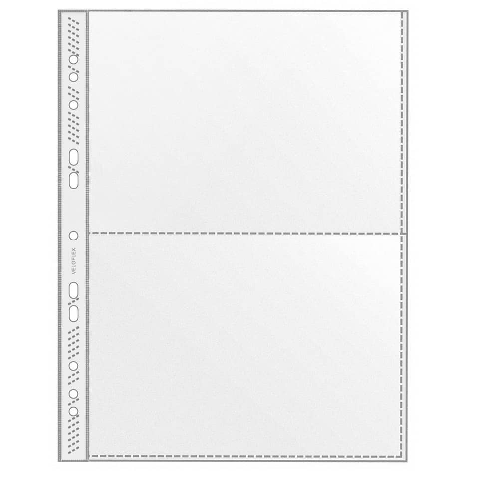 Sammelhülle, A4, 2-teilig, glänzend VELOFLEX 5335 000 VELOFLEX 5335 000 2 tlg,