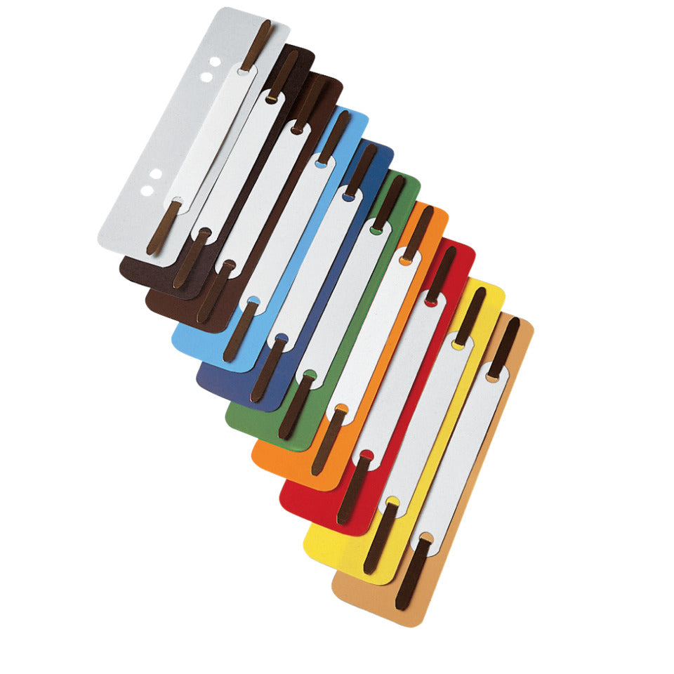 Heftstreifen mit Plastikdeckleiste, 34 x 150 mm, PP, 25 Stück, hellblau Q-CONNECT 2012500510 Q-CONNECT 2012500510 Plastikdeckleiste