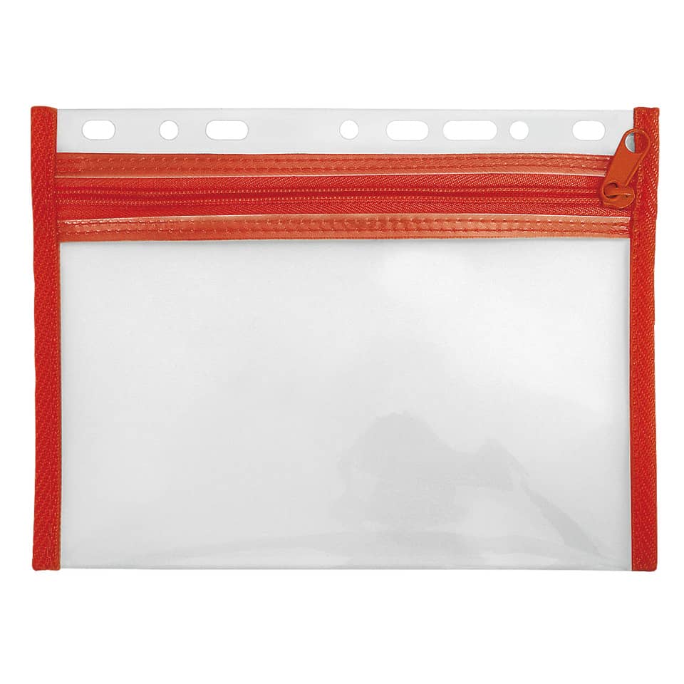 Sammeltasche Velobag® XXS mit Lochrand, rot VELOFLEX 4350 020 VELOBAG  4350020 m. Lochrand