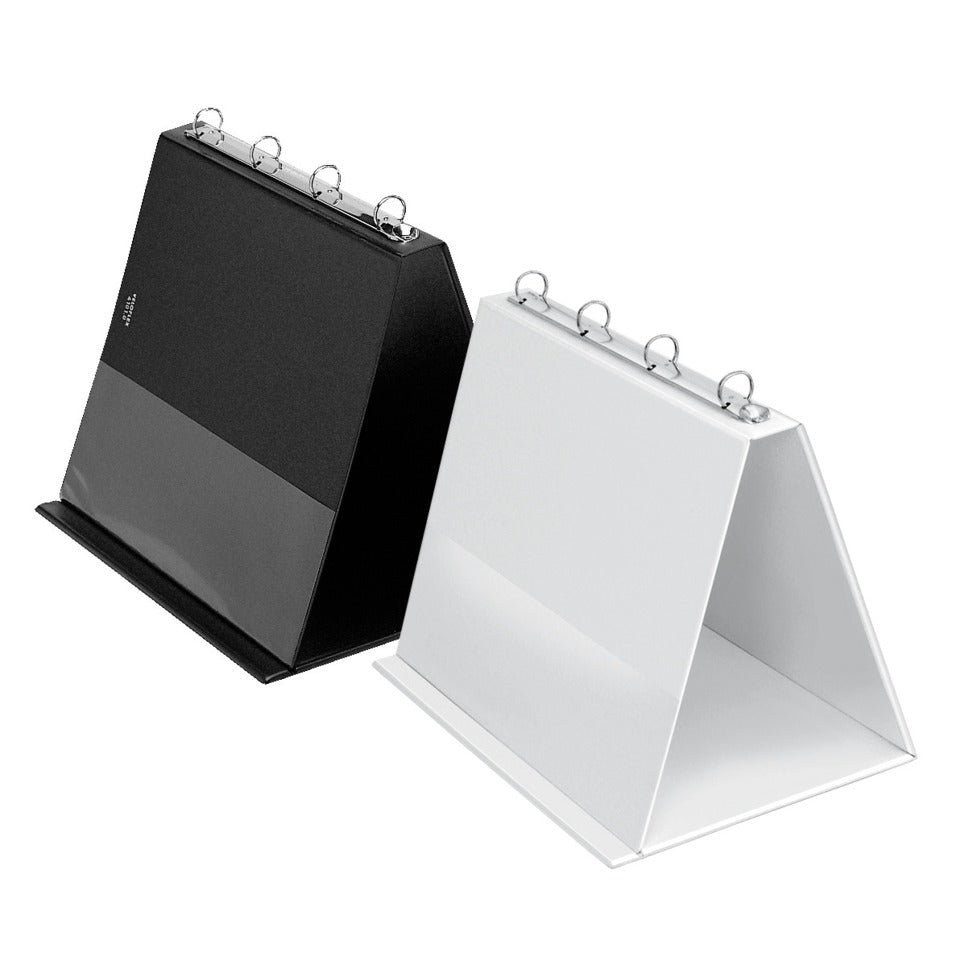 Präsentationsmappe, A4, 4-Ringe, 20 mm, schwarz VELOFLEX 4101 080