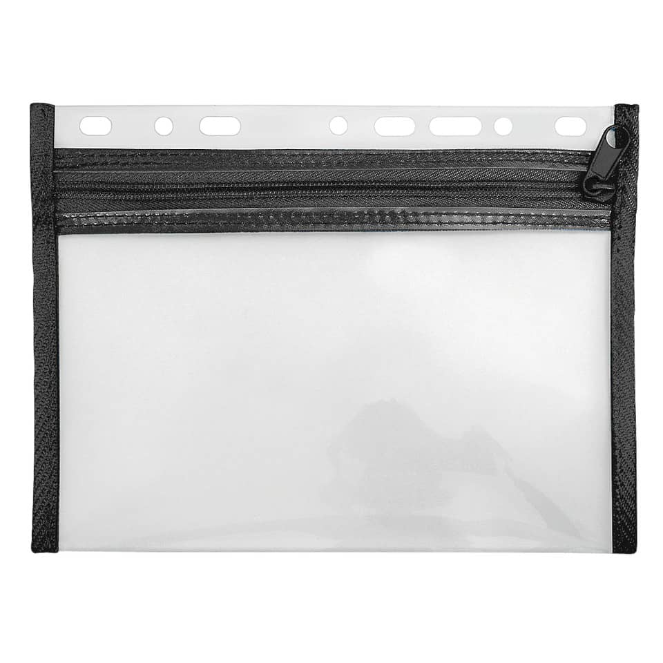 Sammeltasche Velobag® XXS mit Lochrand, schwarz VELOFLEX 4350 080 VELOBAG 4350080m. Lochrand