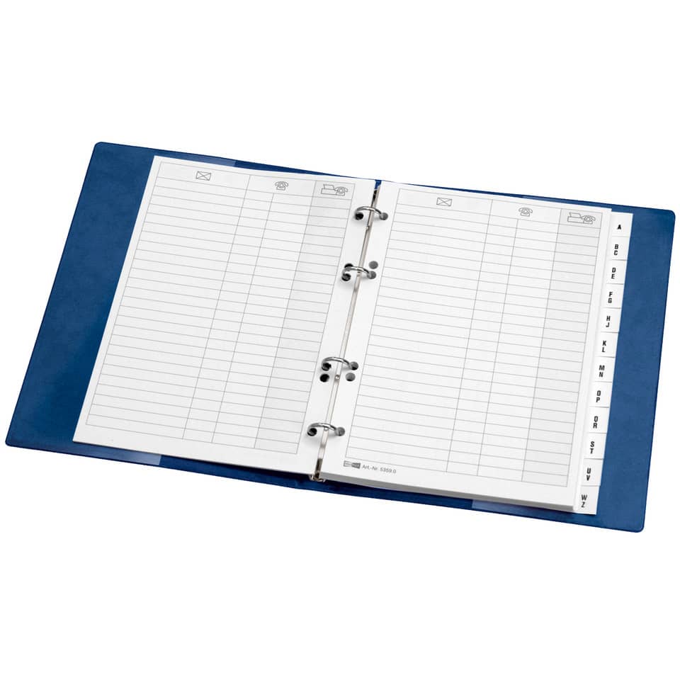 Ersatzeinlagen für Telefonringbuch, 25 Blatt VELOFLEX 5359 000 VELOFLEX 5359 000  25Blatt