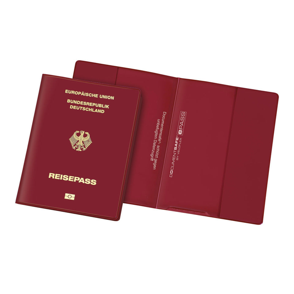 Reisedokumente-Schutzhülle Document Safe®, rot VELOFLEX 3259 800 VELOFLEX 3259800