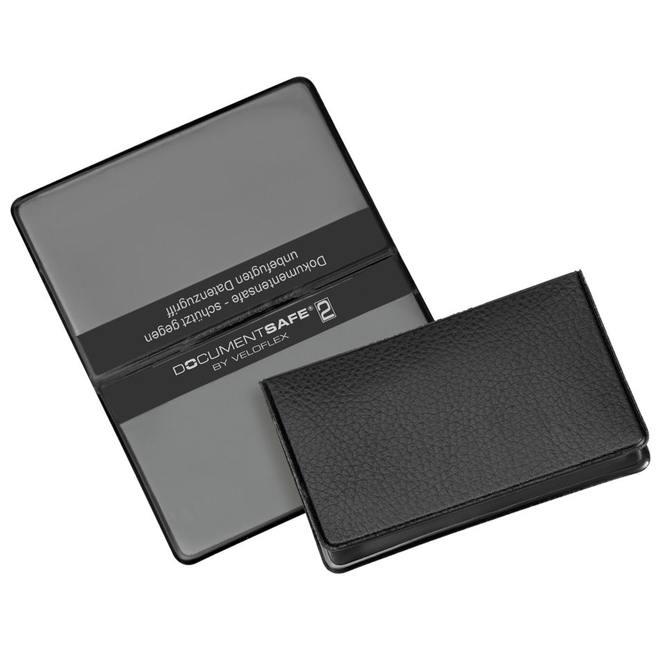 Kreditkartenetui mit Abschirmfolie, schwarz VELOFLEX 3274 800