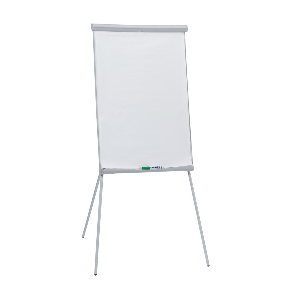 Flipchart U-Act!Line®, Dreibeinstativ, Stahl, höhenverstellbar, 70 x 100 cm, hellgrau FRANKEN FC93 FRANKEN FC93 U-Act!Line Stand