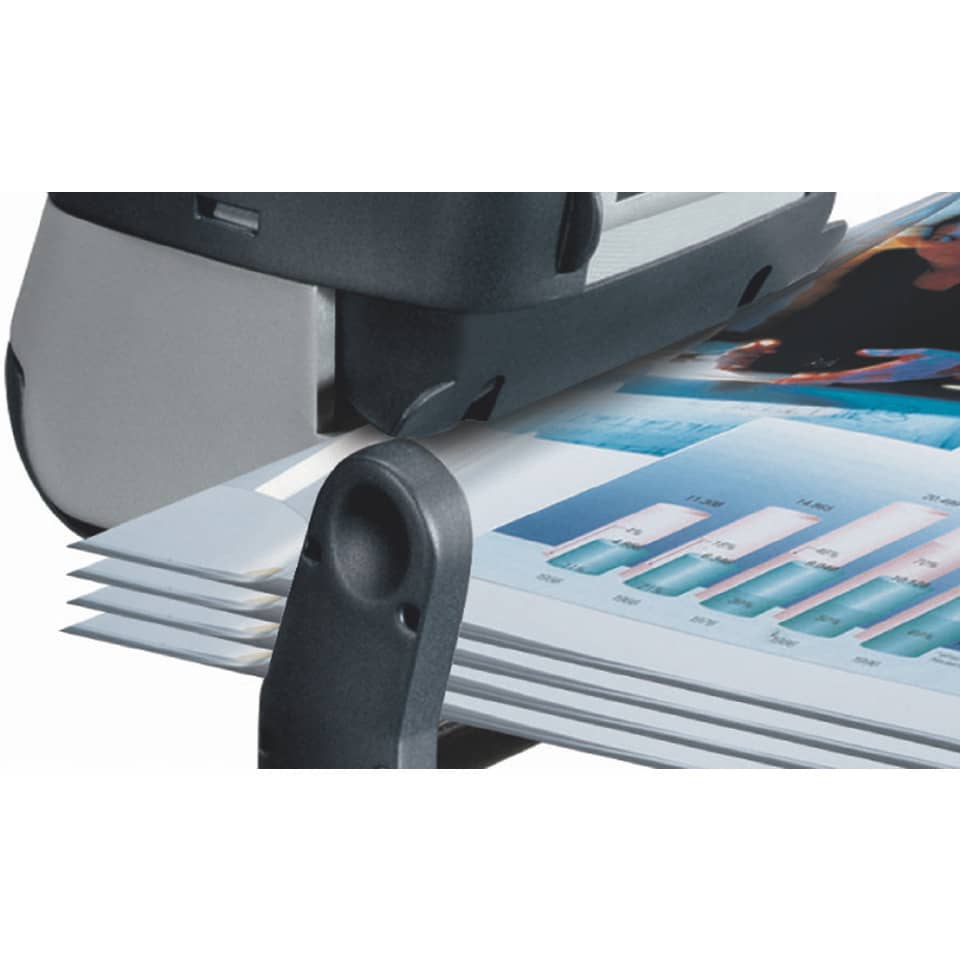 Superlocher, 250 Blatt, Anschlagschiene, Aluminium, silber LEITZ 5182-00-84