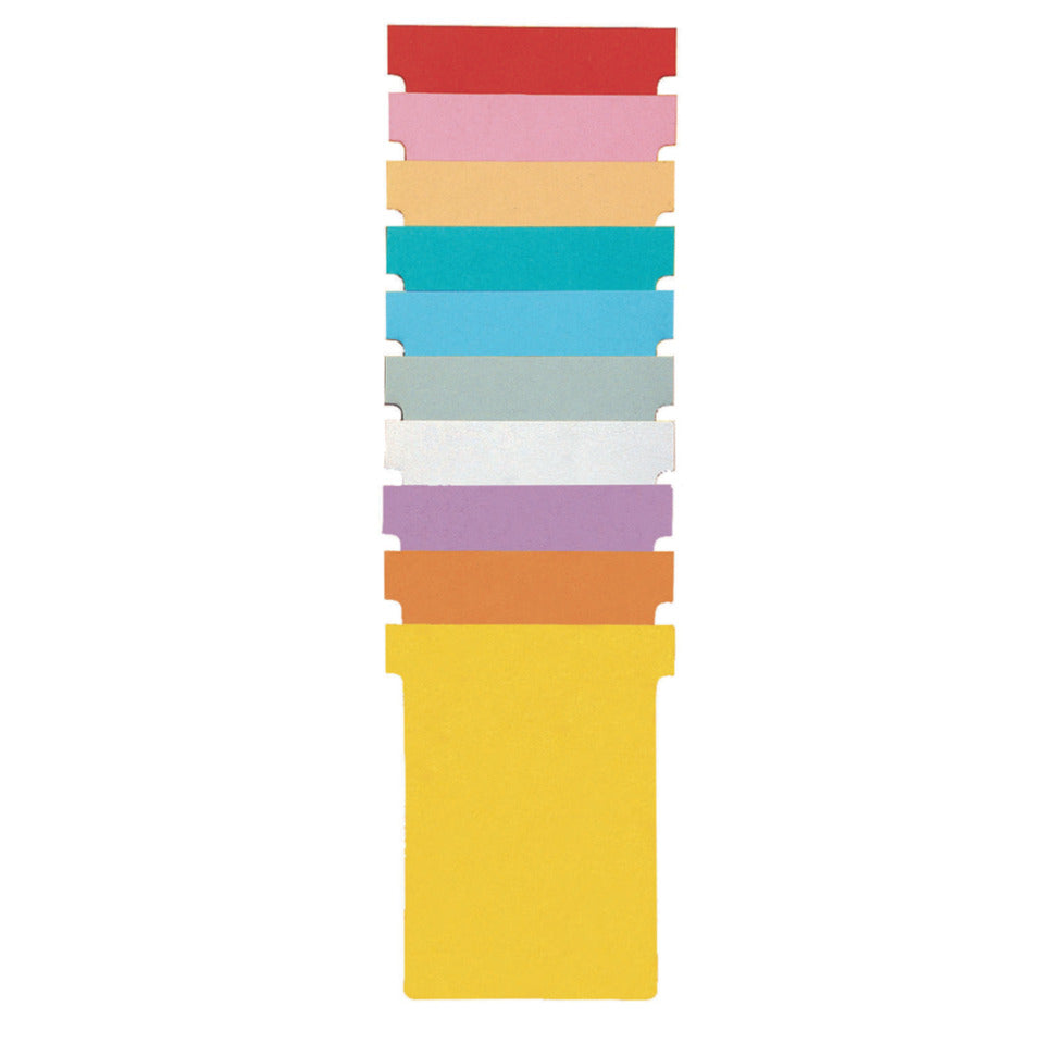T-Karte, Größe 1, Altpapier, 17 x 47 mm, 100 Stück, weiß FRANKEN TK109 FRANKEN TK109  55x15mm 100St