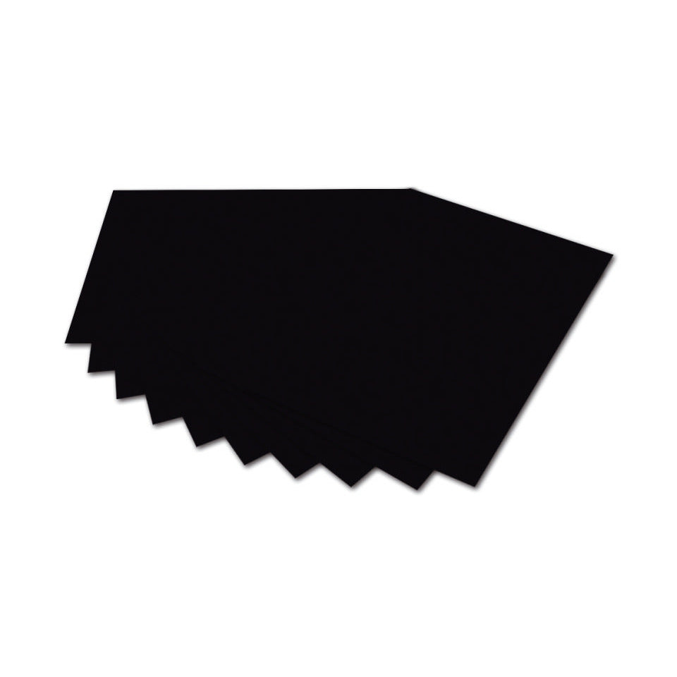 Fotokarton, 50 x 70 cm, 300g/m², schwarz FOLIA 6190E FOLIA 6190 E 300g