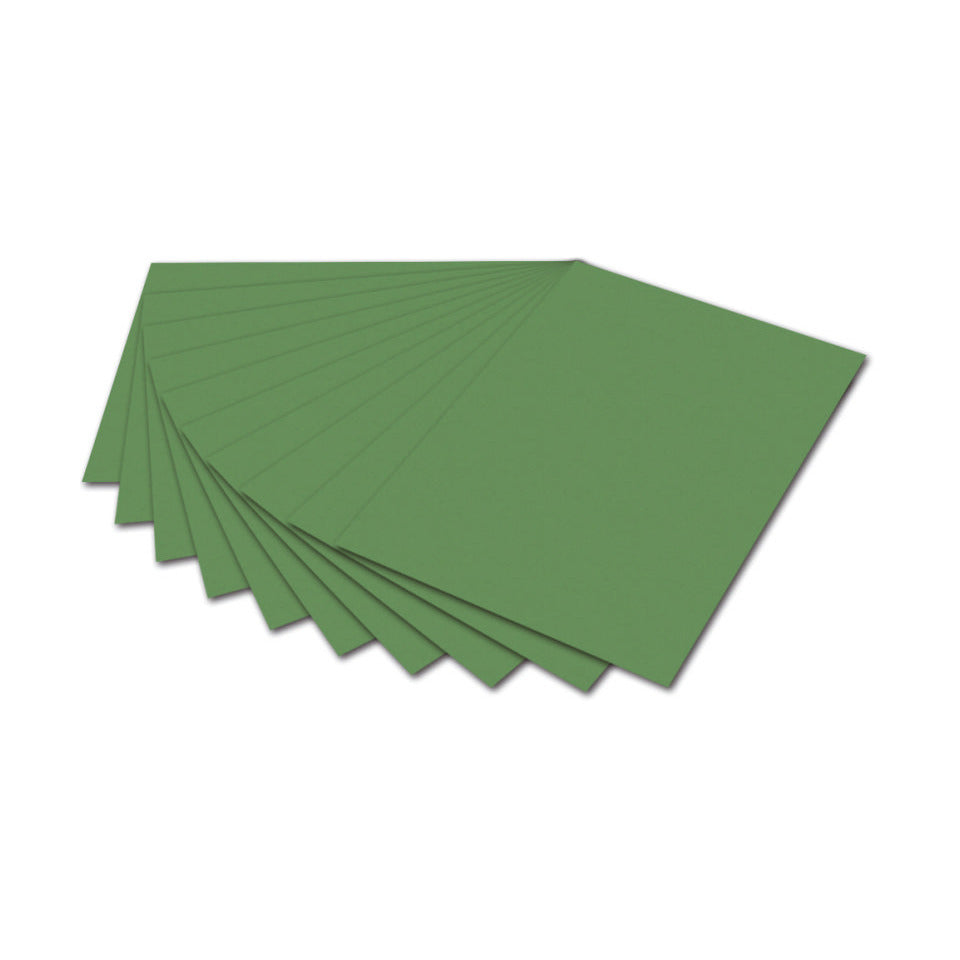 Fotokarton, 50 x 70 cm, 300g/m², moosgrün FOLIA 6153E FOLIA 6153 E 300g