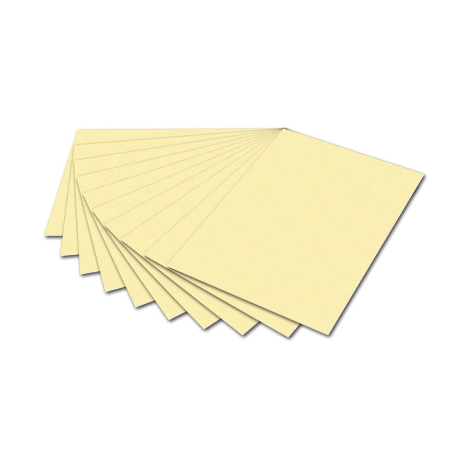 Fotokarton, 50 x 70 cm, 300g/m², strohgelb FOLIA 6111E FOLIA 6111 E 300g