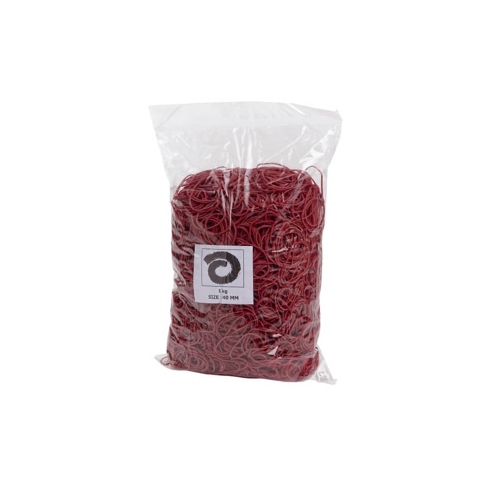 Gummiringe, 40mm, 1kg, rot WIHEDÜ 500.019