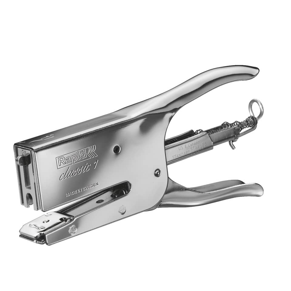 Heftzange K1, 50 Blatt, Einlegetiefe 56 mm, Blister, chrom RAPID 10510601 RAPID 10510601  50 Blatt